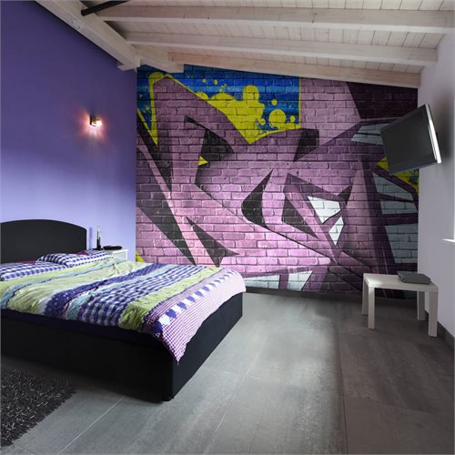 Bild av Fototapet - Street art - graffiti (350 x 270 cm)