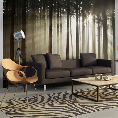Bild av Fototapet - Barrskog (350 x 270 cm)