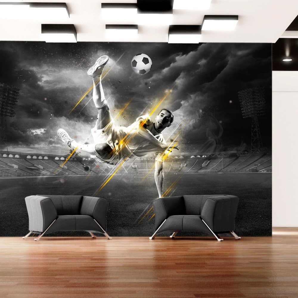 Fototapet - Football legend (400 x 280 cm)