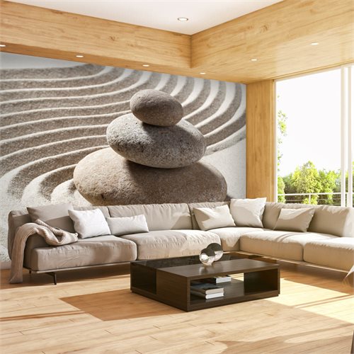 Bild av Fototapet - Zen trädgård (400 x 309 cm)