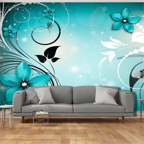 Bild av Fototapet XXL - Sapphire Winter (500 x 280 cm)