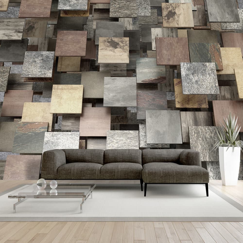 Fototapet - Square Structure (400 x 280 cm)