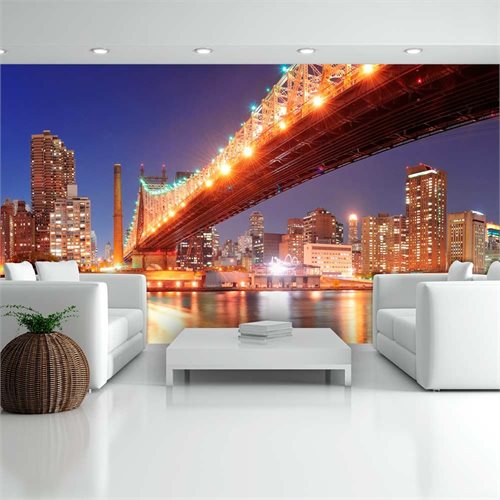 Bild av Fototapet XXL - Queensborough Bridge - New York (550 x 270 cm)