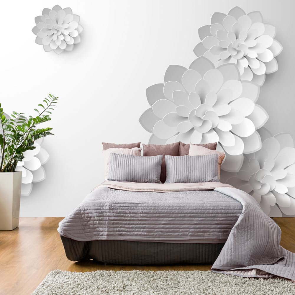 Fototapet - White Garden (400 x 280 cm)