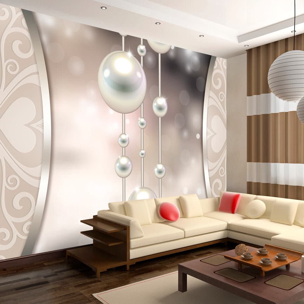 Fototapet - String of pearls (400 x 280 cm)