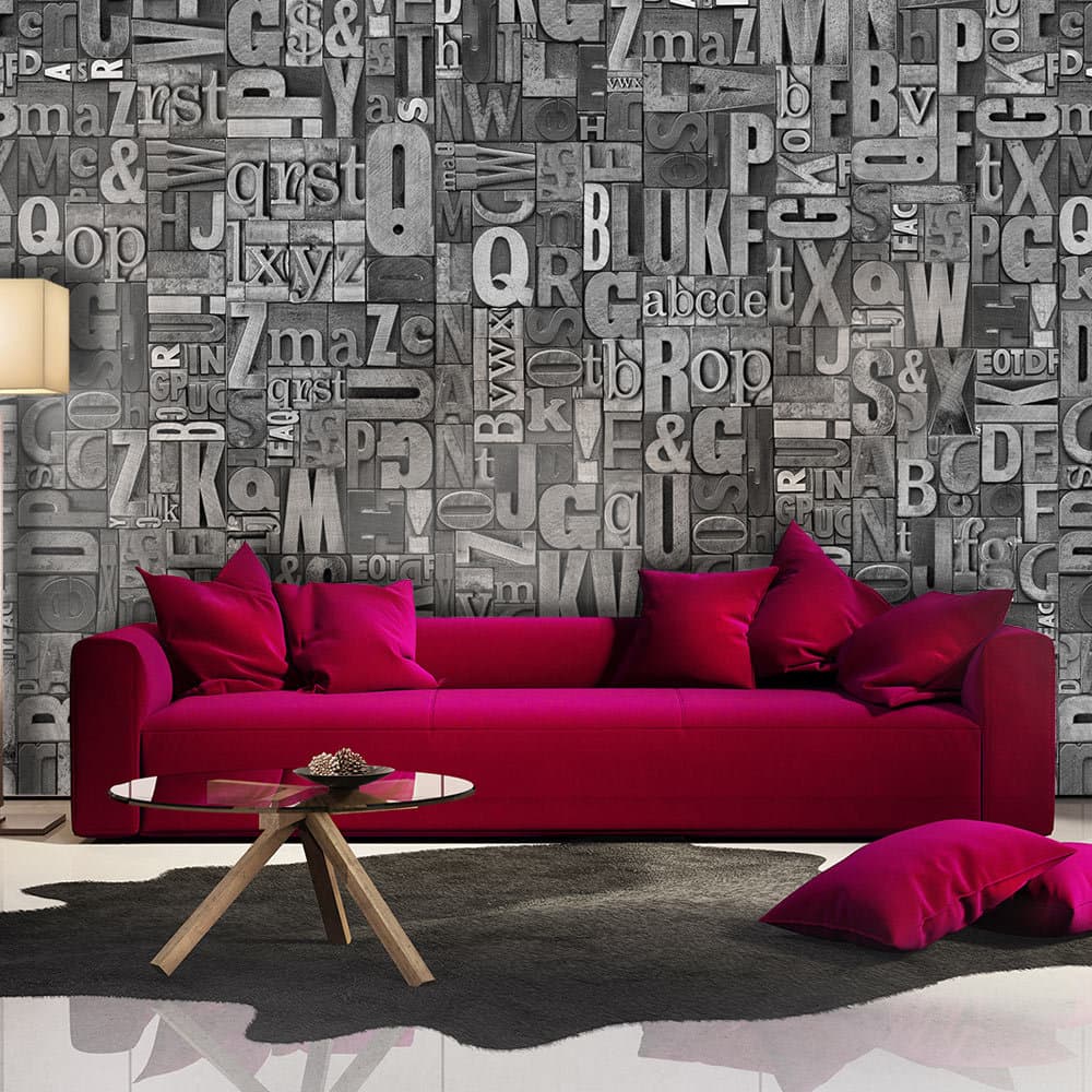 Fototapet - Platinum enigma (50 x 1000 cm)