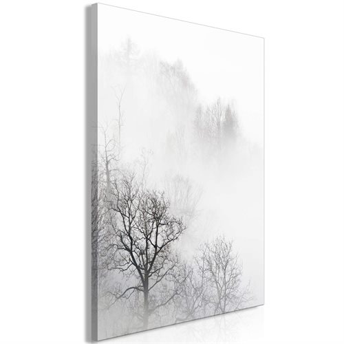 Bild av Tavla - Trees In The Fog (1 Part) Vertical (80 x 120 cm)