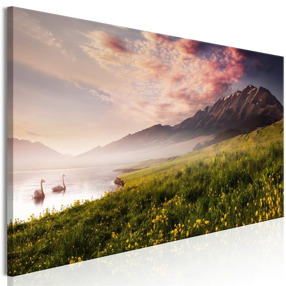 Tavla - Sayram Lake (1 Part) Narrow (120 x 40 cm)