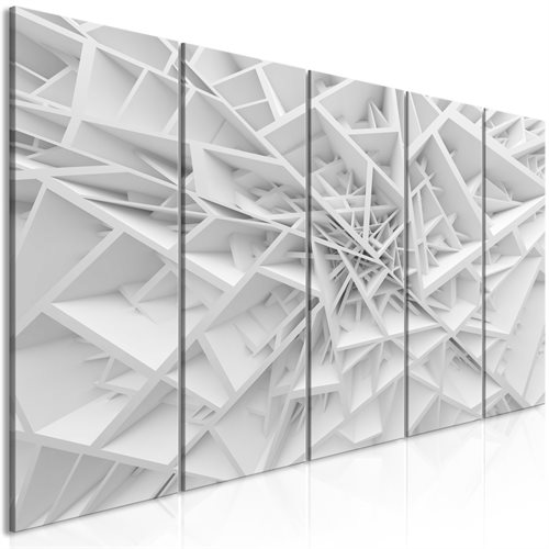 Bild av Tavla - Complicated Geometry (5 Parts) Narrow (225 x 90 cm)