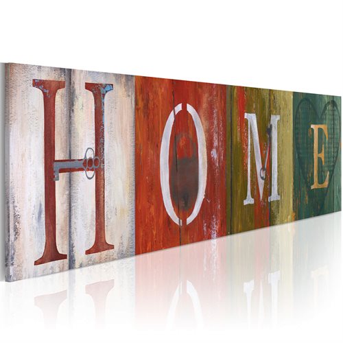 Bild av Tavla - Welcome home! (135 x 45 cm)
