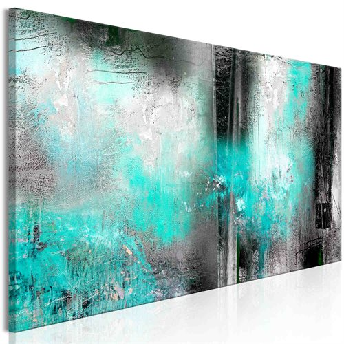 Bild av Tavla - Turquoise Fog (1 Part) Narrow (135 x 45 cm)