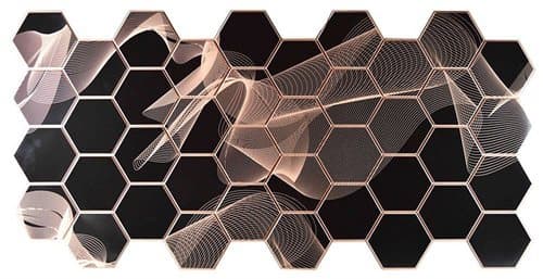 Dekorativ 3D väggpanel GRAVITY