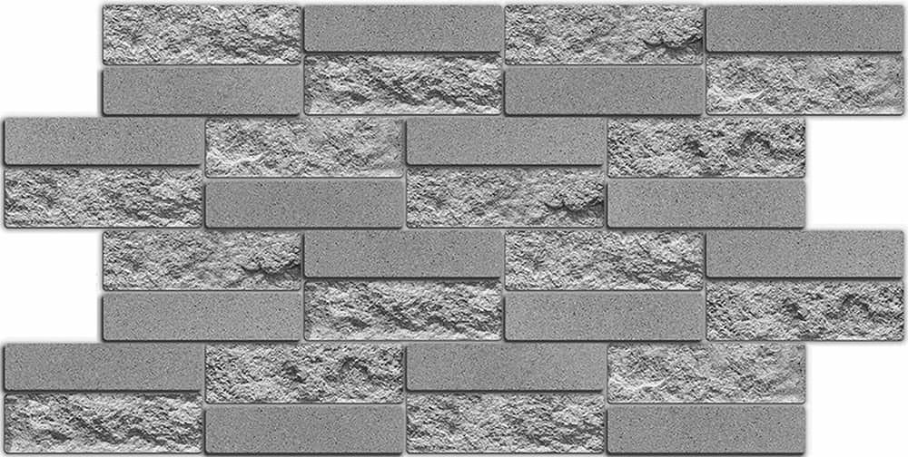 Dekorativ 3D väggpanel BRICK FACING CONCRETE