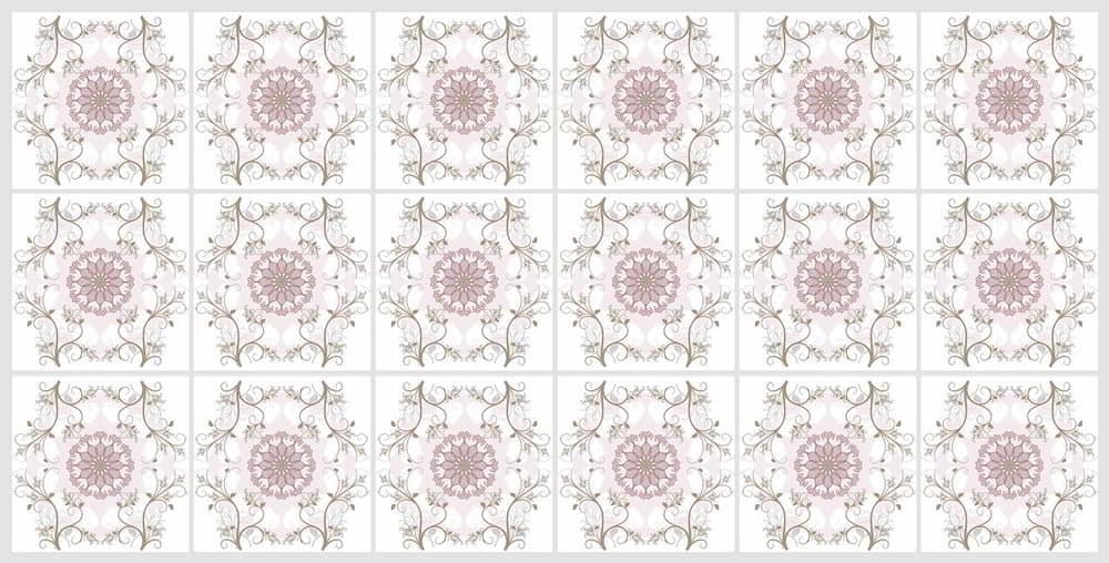 Dekorativ 3D väggpanel FLORAL PATTERN