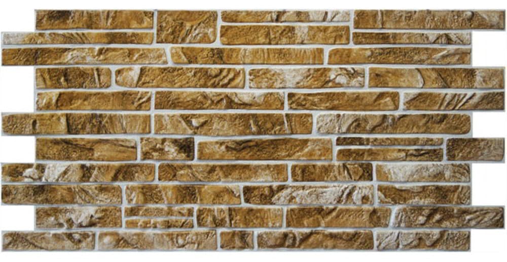 Dekorativ 3D väggpanel BROWN SLATE