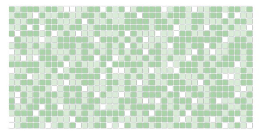 Dekorativ 3D väggpanel MOSAIC GREEN