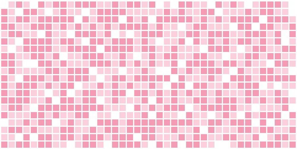 Dekorativ 3D väggpanel MOSAIC PINK