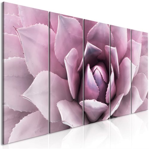 Bild av Tavla - Agave (5 Parts) Narrow Pink (225 x 90 cm)