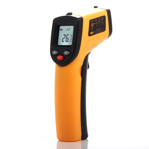Digital IR-termometer -50 til +380 C med laser