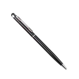 Sort 2 i 1 kuglepunkt + Stylus Pen til iPad, iPhone + flere ..