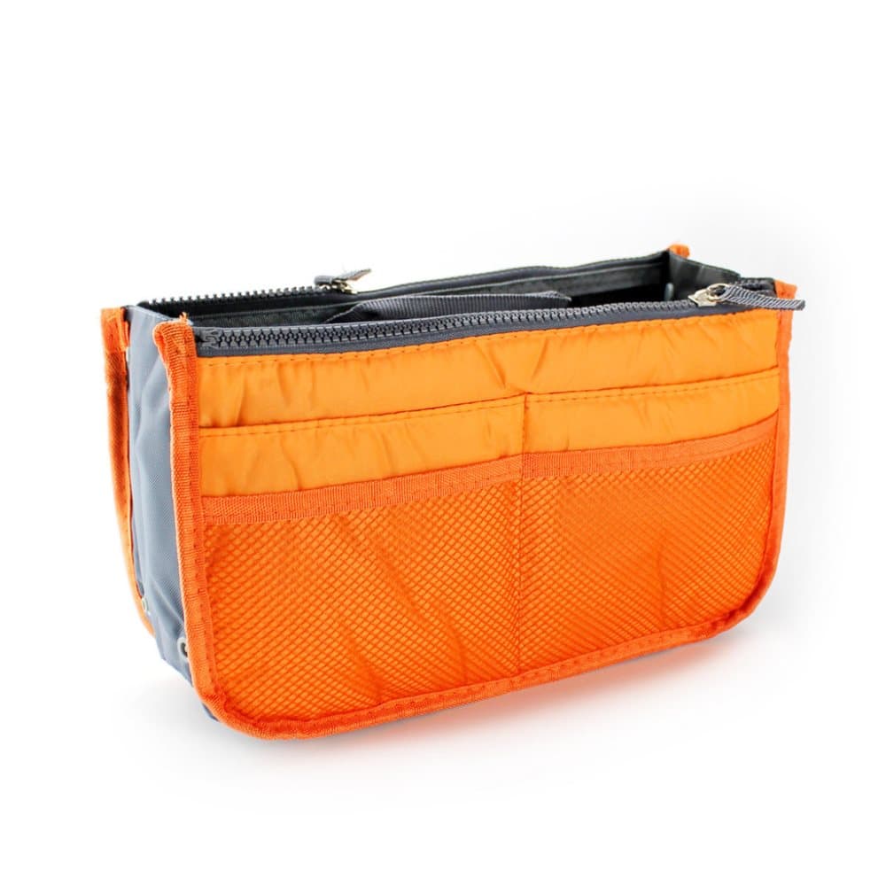 Taske i taske Håndtaskeindsats Taskeindsats orange