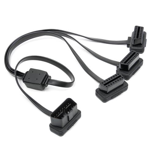1x3 OBD2 OBDII Splitter forlængerkabel 1x han 3x hun