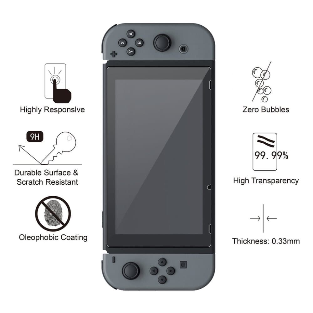 Nintendo Switch Hærdet glas skærmbeskytter