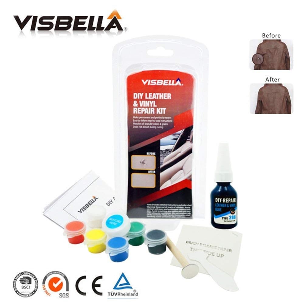 Visbella Leather Vinyl Repair Kit Auto Car Seat Sofa