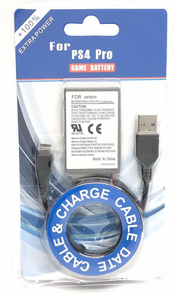 Akku Sony Dualshock 4 käsiohjaimelle V2 2000mAh