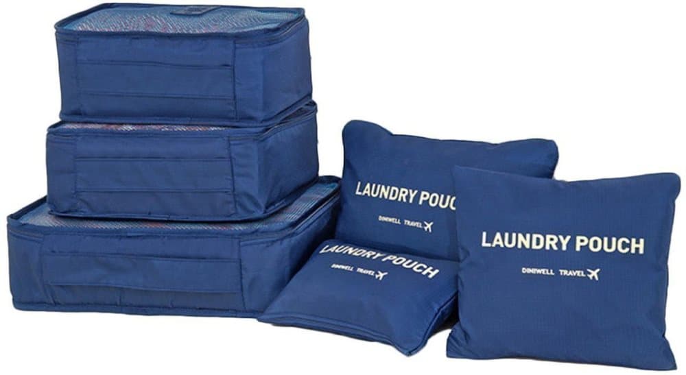 Large Capacity Storage 6 In 1 Organizer Blue