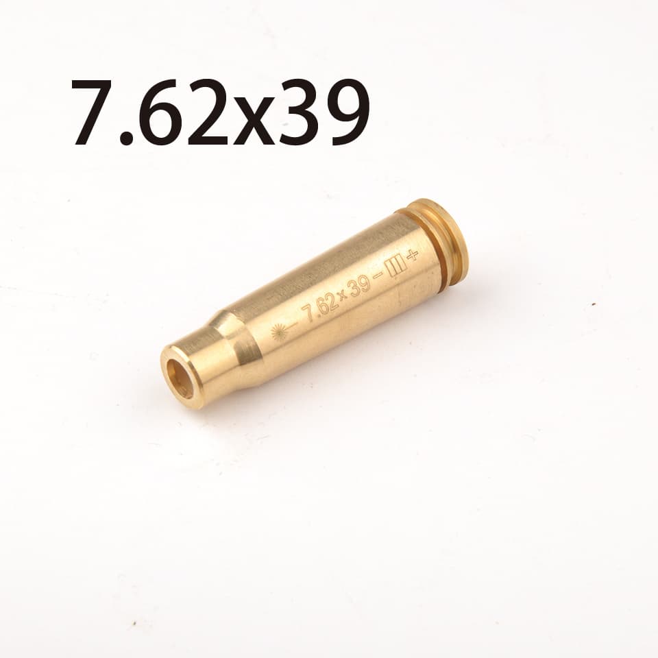 7,62 X 39mm Brass Red Laser Cartridge Bore Sighter Boresight Scope