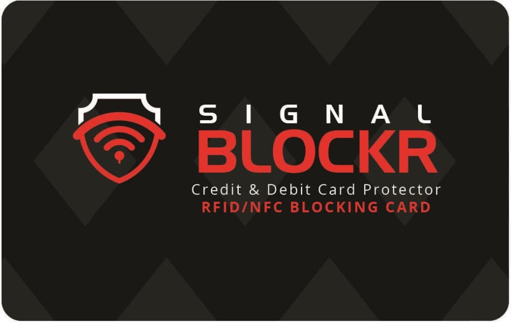 2X RFID Blockerings kort - RFID skydd - Skydda dina Bankkort