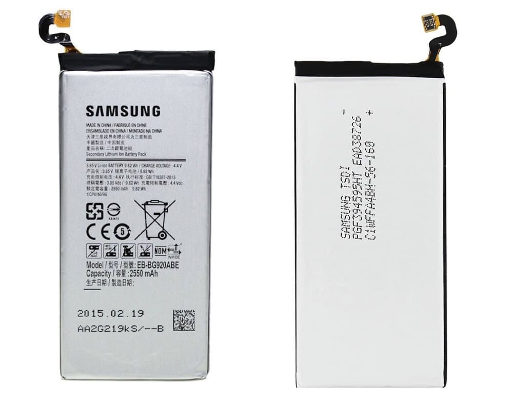 Original SAMSUNG GALAXY S6 BATTERI EB-BG920ABE