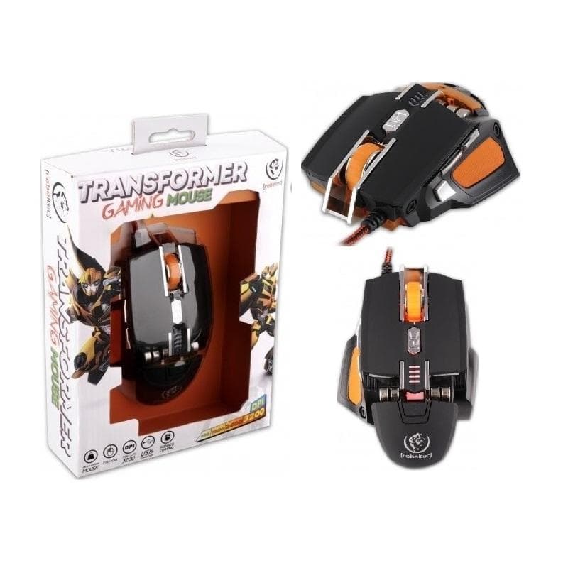 REBELTEC TRANSFORMER Gaming Optical Mouse - 7 knappar