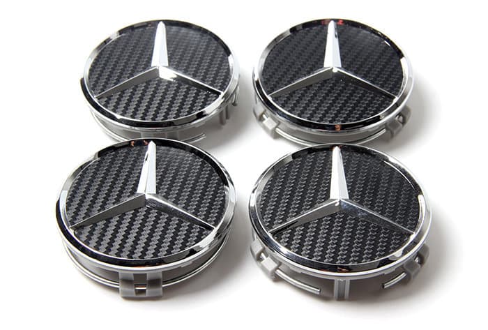 MB09 - 75MM 4-pak Center dækker Mercedes Benz