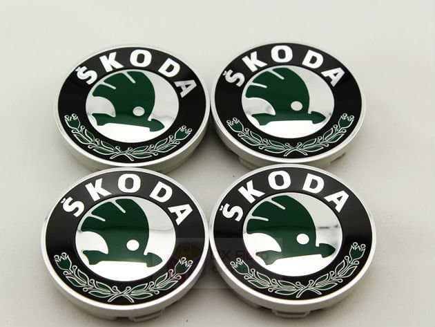 SK04 - 60MM 4-pack Centrumkåpor Skoda