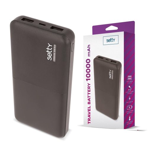 Bild av Setty 10000mAh Powerbank till Mobiltelefoner & Surfplattor