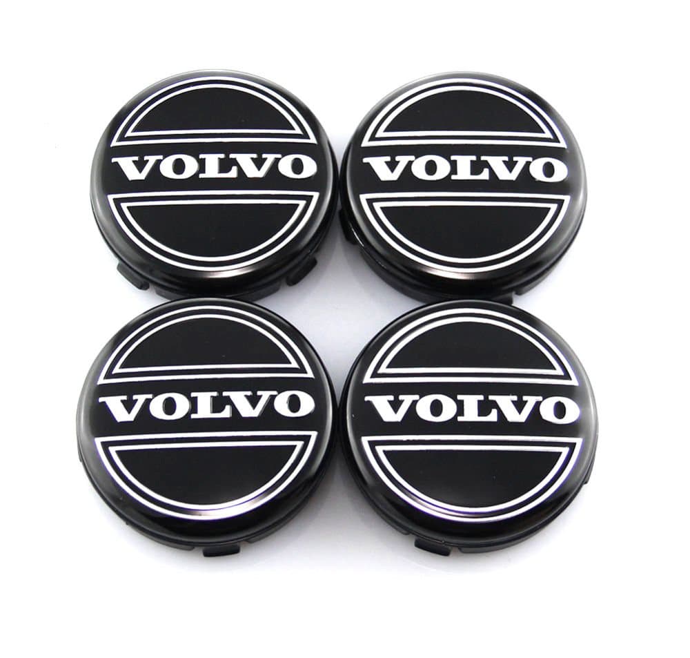 Volvo01- 64MM 4-pack Centrumkåpor Volvo