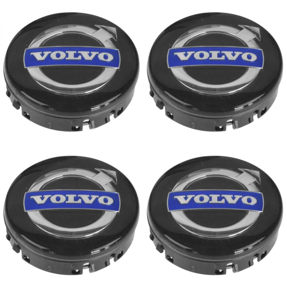 Volvo03 - 64MM 4-pack Centrumkåpor Volvo