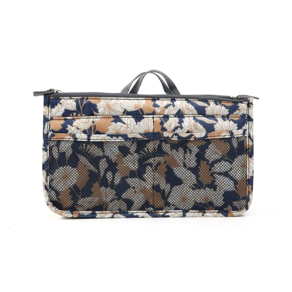 Bag in Bag Handväskinsats Väskinsats Blomma Beige