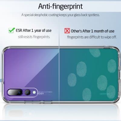 ESR Mimic Glas Case Huawei P20 Clear