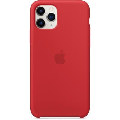 Apple Original iPhone 11 Pro Silikonskal Röd