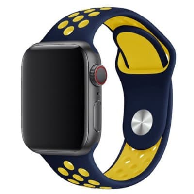 Apple Watch Armband (42 - 44mm) - Navy/Gul