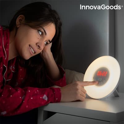 Väckarklocka Wake-Up Light – Klockradio Simulerad Soluppgång