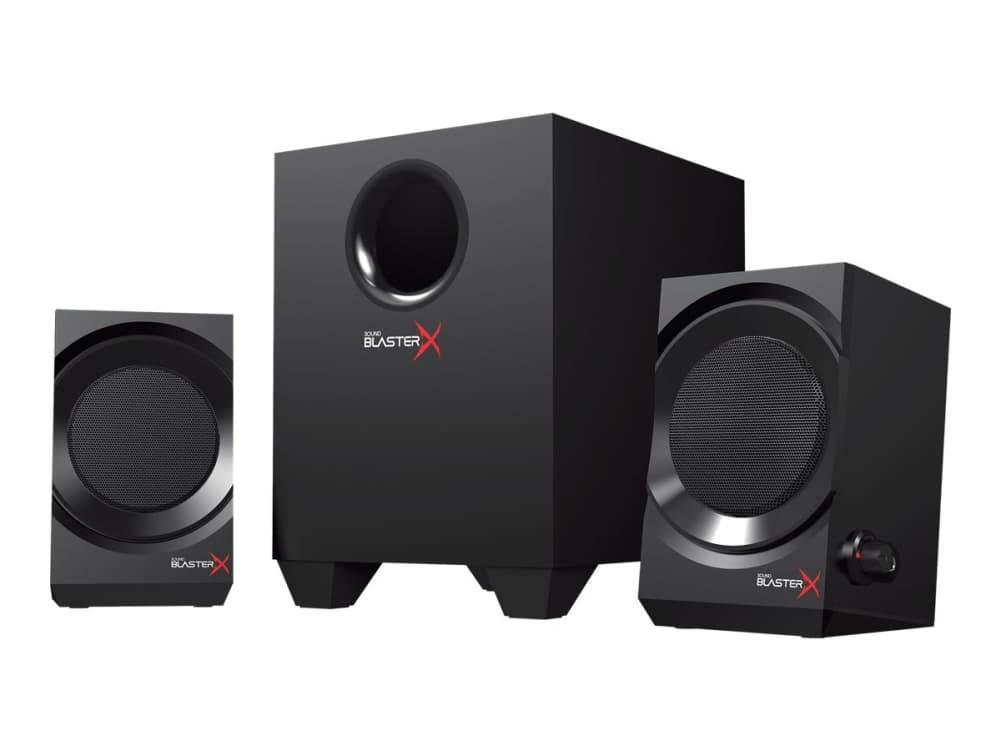 Creative Sound BlasterX Kratos S3 - Høyttalersystem - 2,1 kanaler - 46 watt (Total) - svart