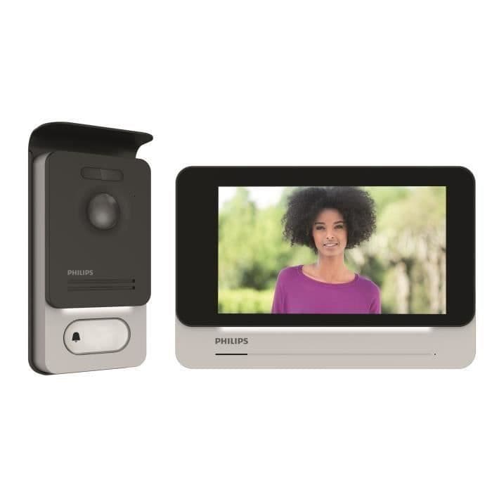 PHILIPS 2-johdininen videopuhelin 7 tuuman erittäin litteä kosketusnäyttö WelcomeEye Connect