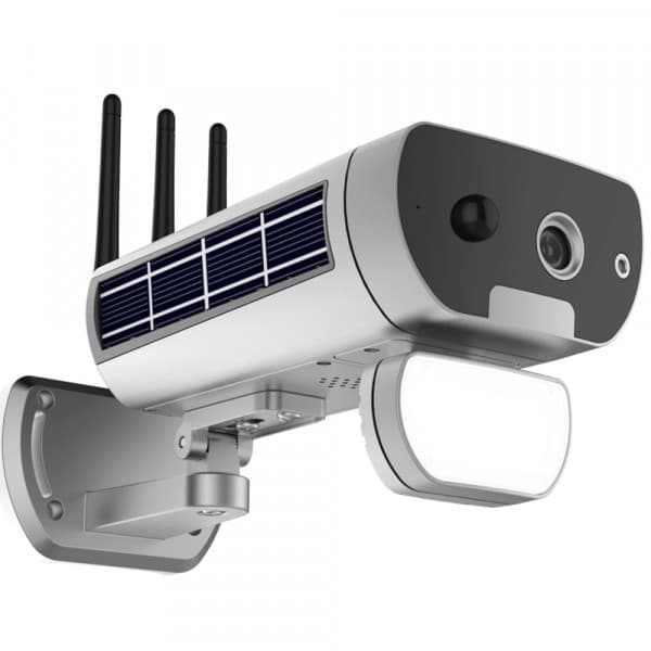Trådløst overvågningskamera med solpanel
