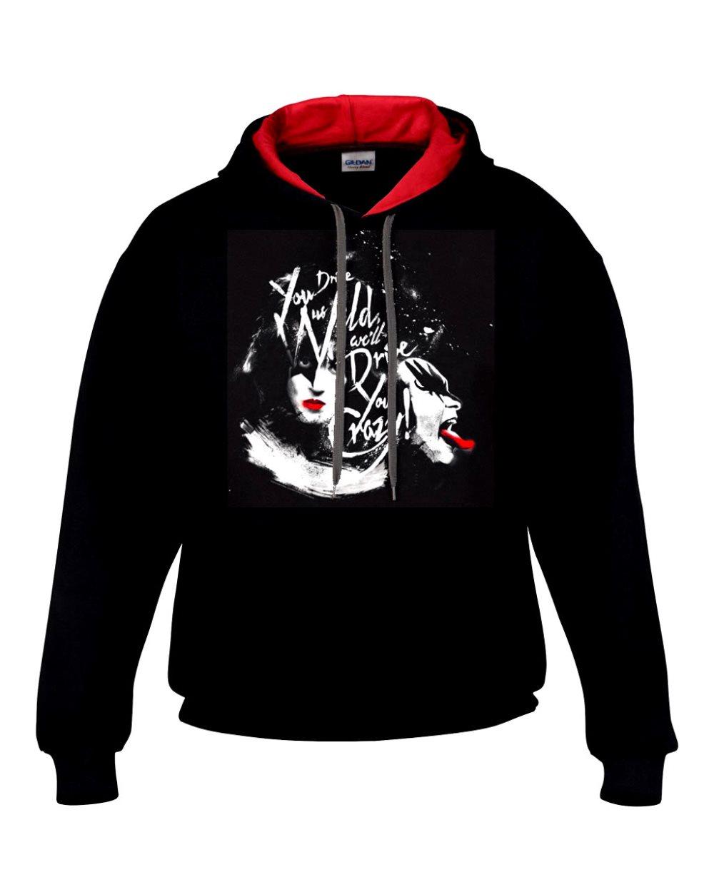 Kiss - Kiss loving ass Red and Black Huppari
