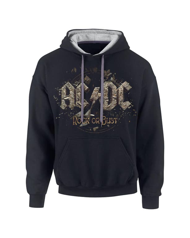 AC/DC Rock or bust Black and grey Huppari