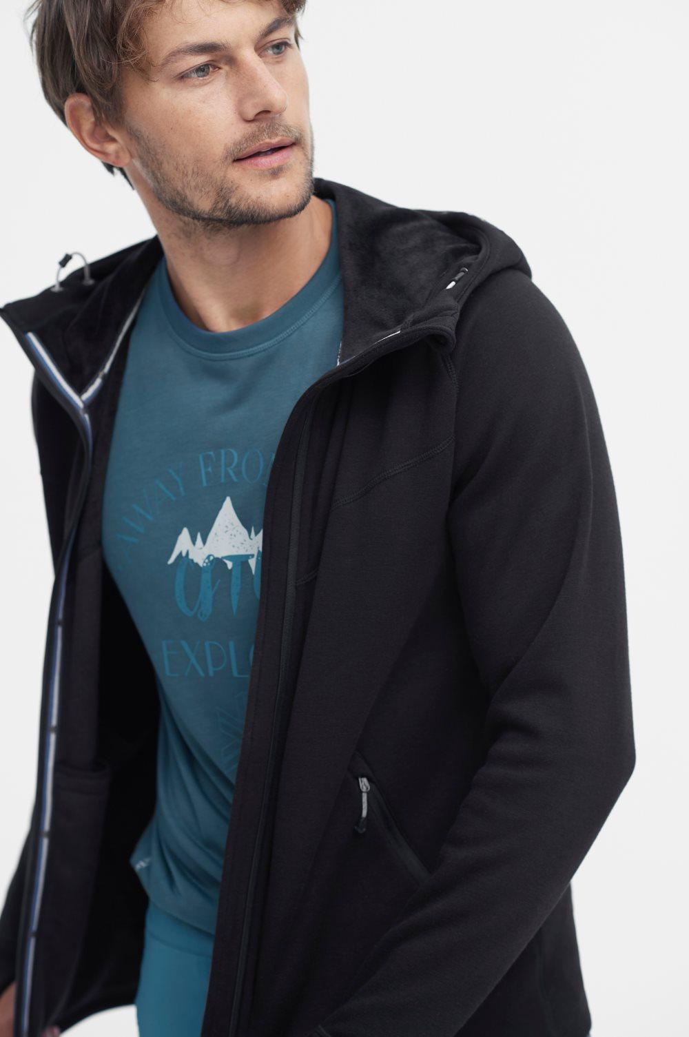 Hettejakke Fleece FZ Hoodie Flatface M